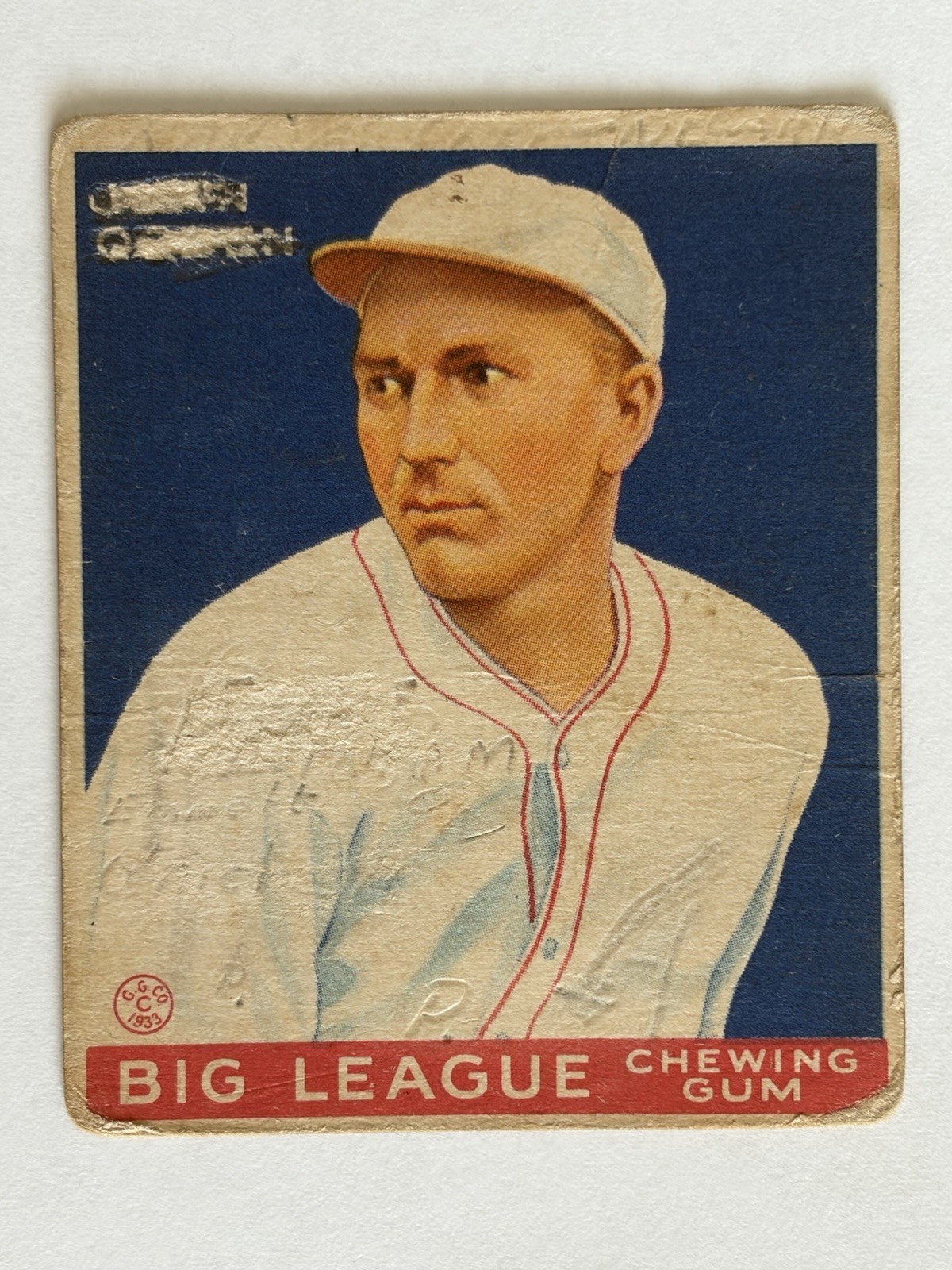 1933 Goudey Big League Chewing Gum - R319 John Ogden #176 (RC) 1933 Goudey Big League Chewing Gum - R319 John Ogden #176 (RC)