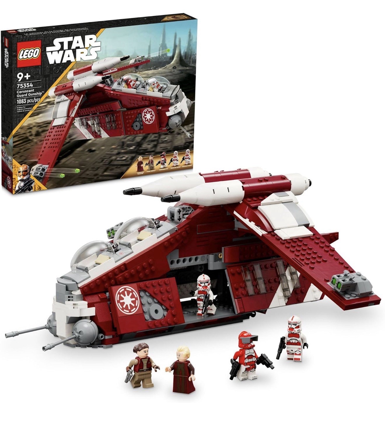MINT CONDITION-RETIRED- Sealed LEGO Star Wars: Coruscant Guard Gunship (75354)