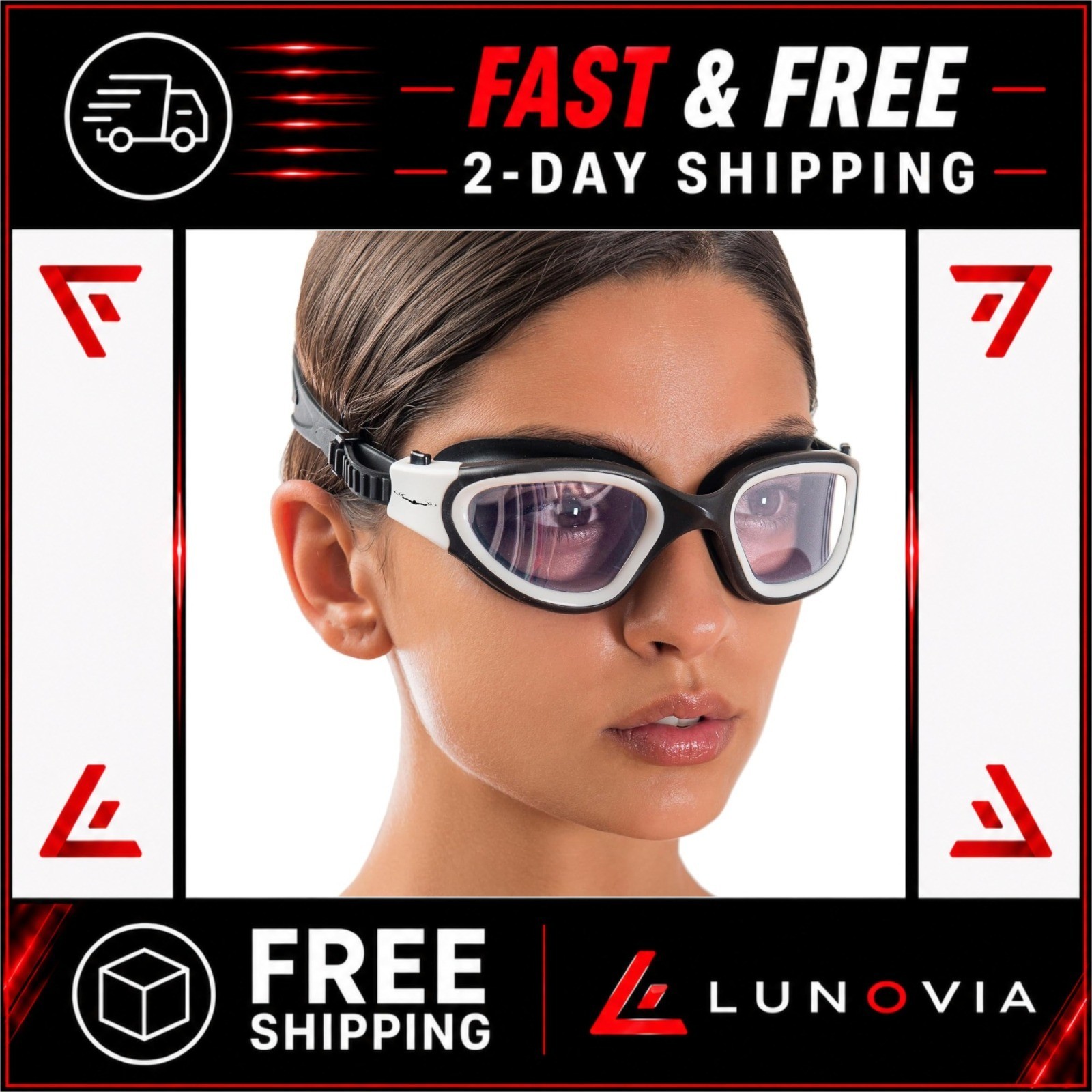AqtivAqua DX Wide View Swimming Goggles Anti-Fog UV400 Adult AqtivAqua DX Wide View Swimming Goggles Anti-Fog UV400 Adult