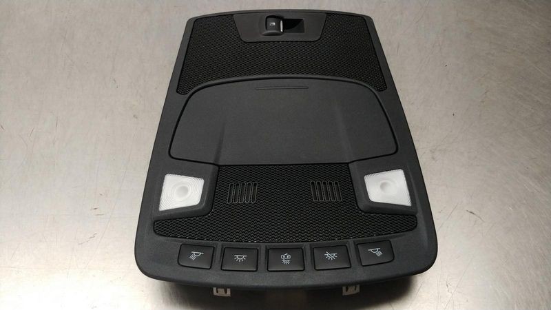 2015-2020 Ford F150 Overhead Roof Console Crew Cab With Sliding Window Black OEM