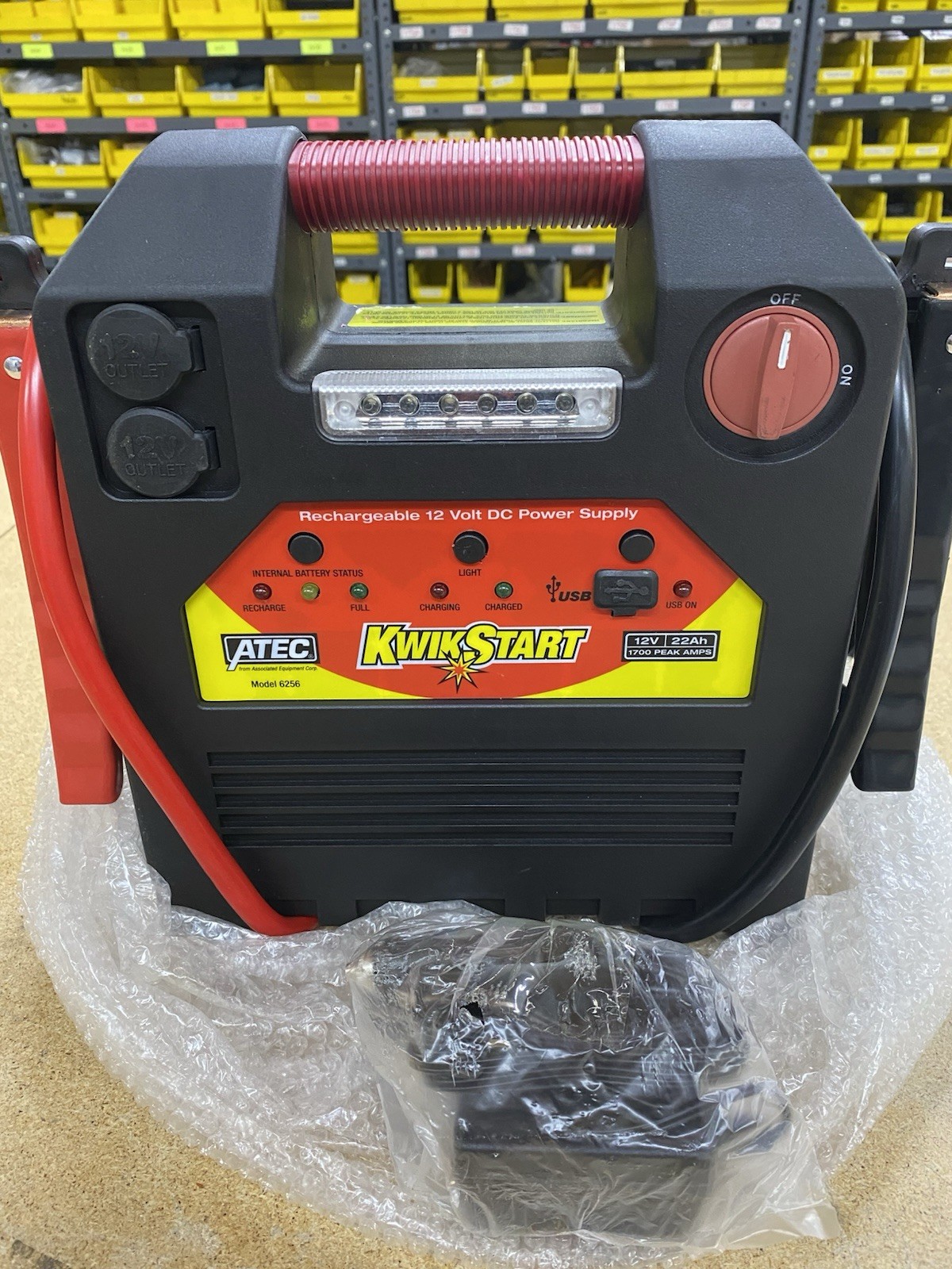 Associated Equipment ASO-6256 12V 22 Ah ATEC Kwikstart (360Cca)