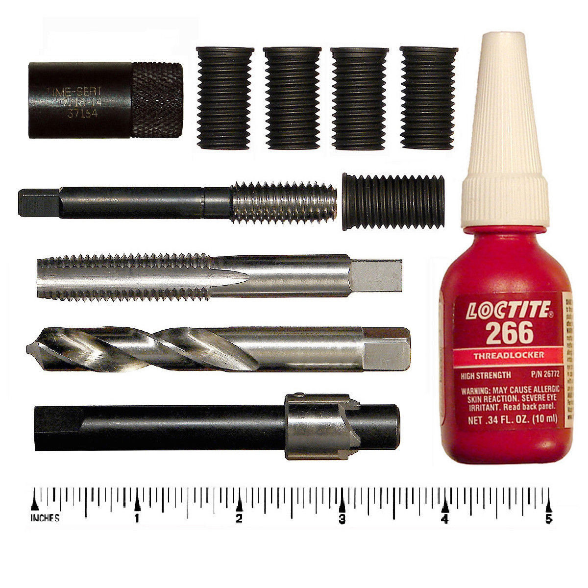 Time-Sert 0761E 7/16-14 Harley Head Bolt Thread Repair Kit - 