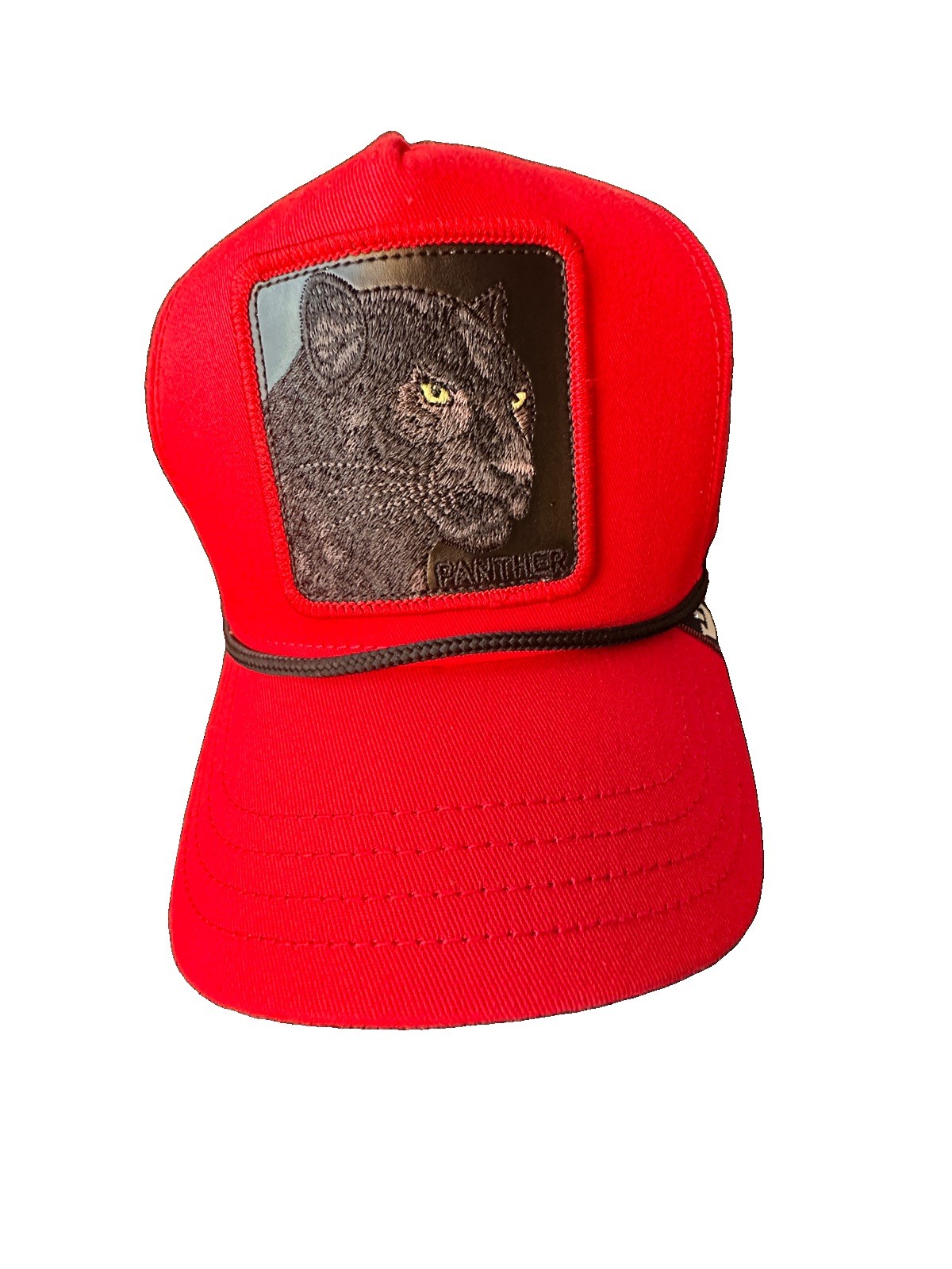 Brand New Goorin Bros. Black Panther Trucker hat. Red Brand New Goorin Bros. Black Panther Trucker hat. Red