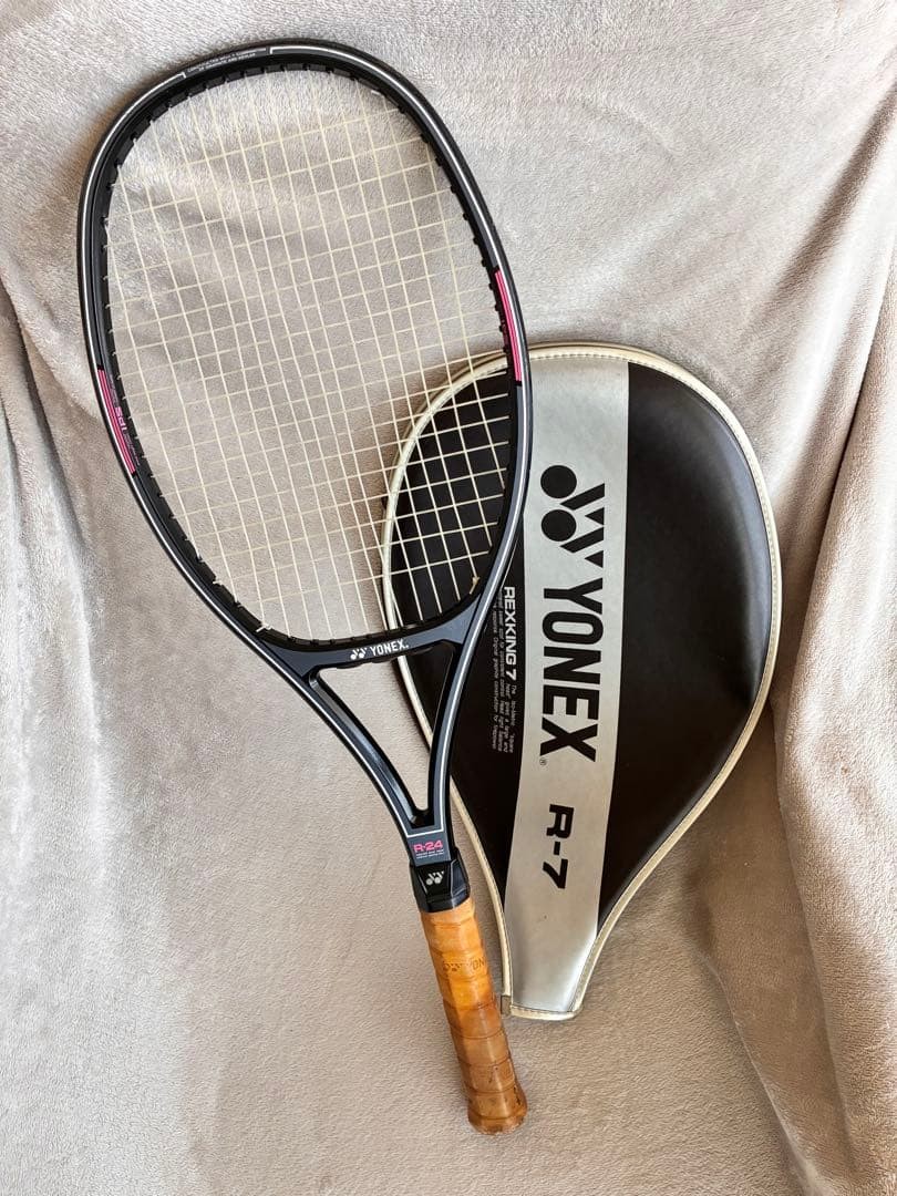 YONEX R-24 Tennis Racket with R-7 Genuine Case, YONEX Vintage