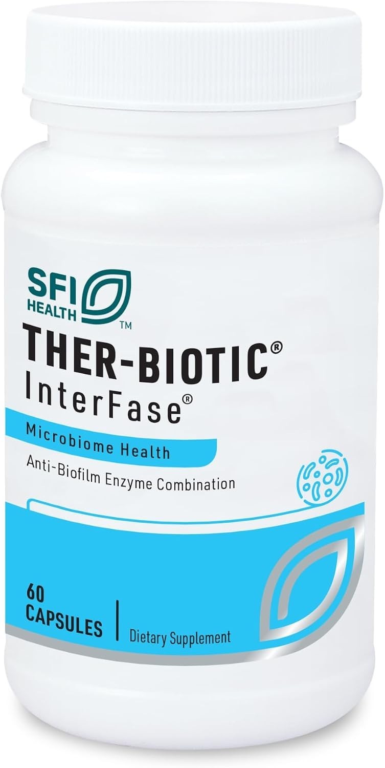 SFI Health THER-BIOTIC InterFase Plus Microbiome Health Enzyme Combination 60cap