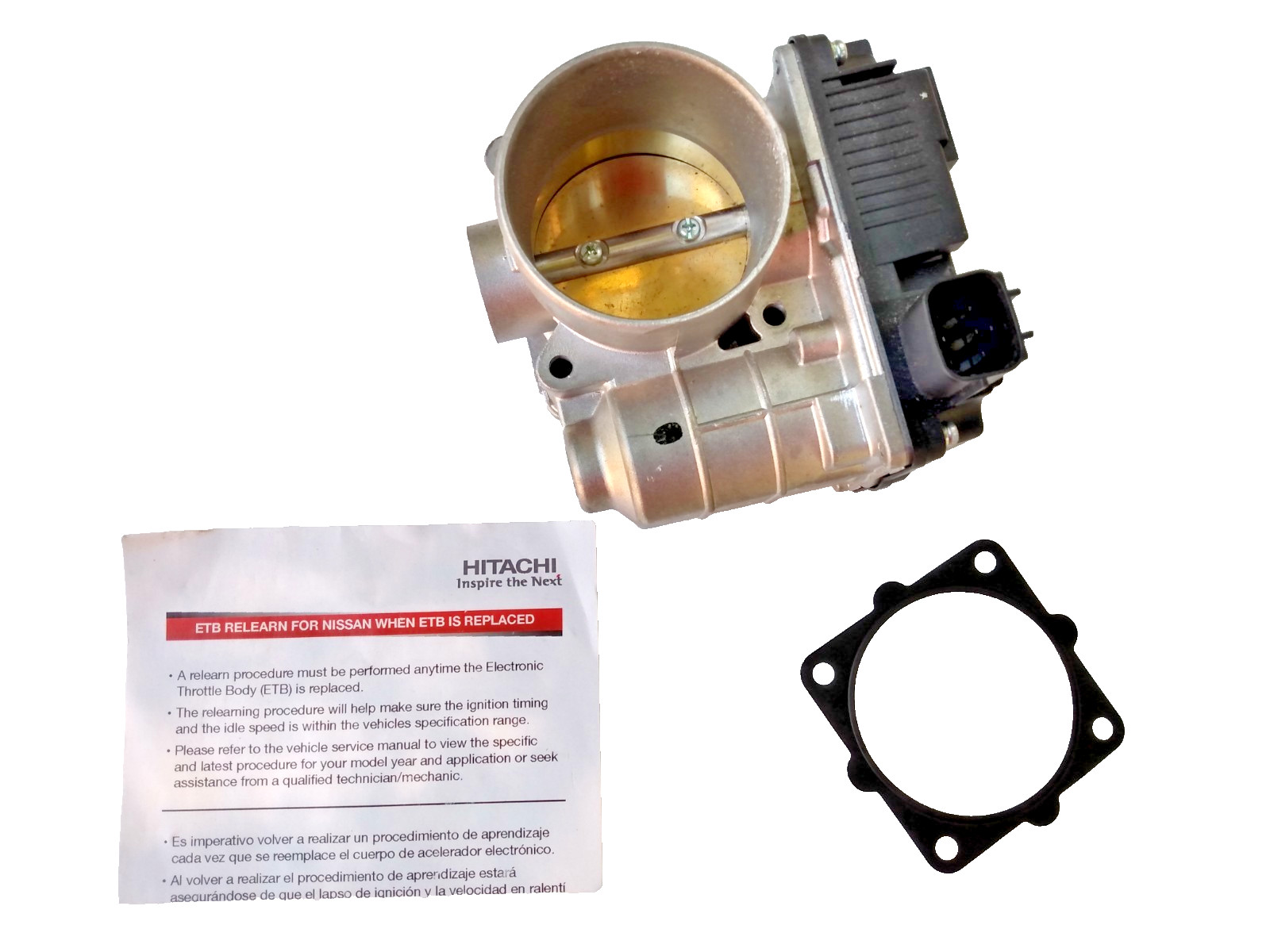 OEM Hitachi ETB0003 Throttle Body Fuel Injection Throttle Body w/Gasket
