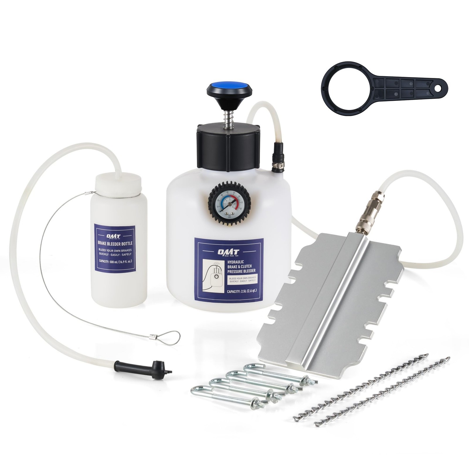 OMT 2.5L One-Person Pressure Brake Bleeder Kit with 4.25\ OMT 2.5L One-Person Pressure Brake Bleeder Kit with 4.25\