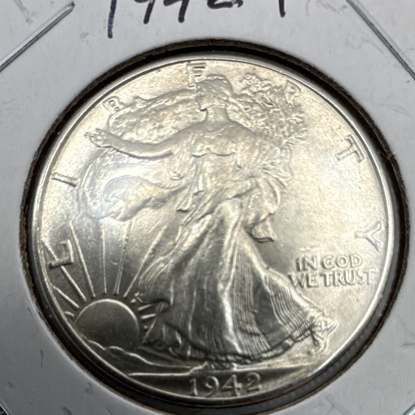 1942-P Liberty Walking Half Dollar 50C Philadelphia Business Strike 90% Silver