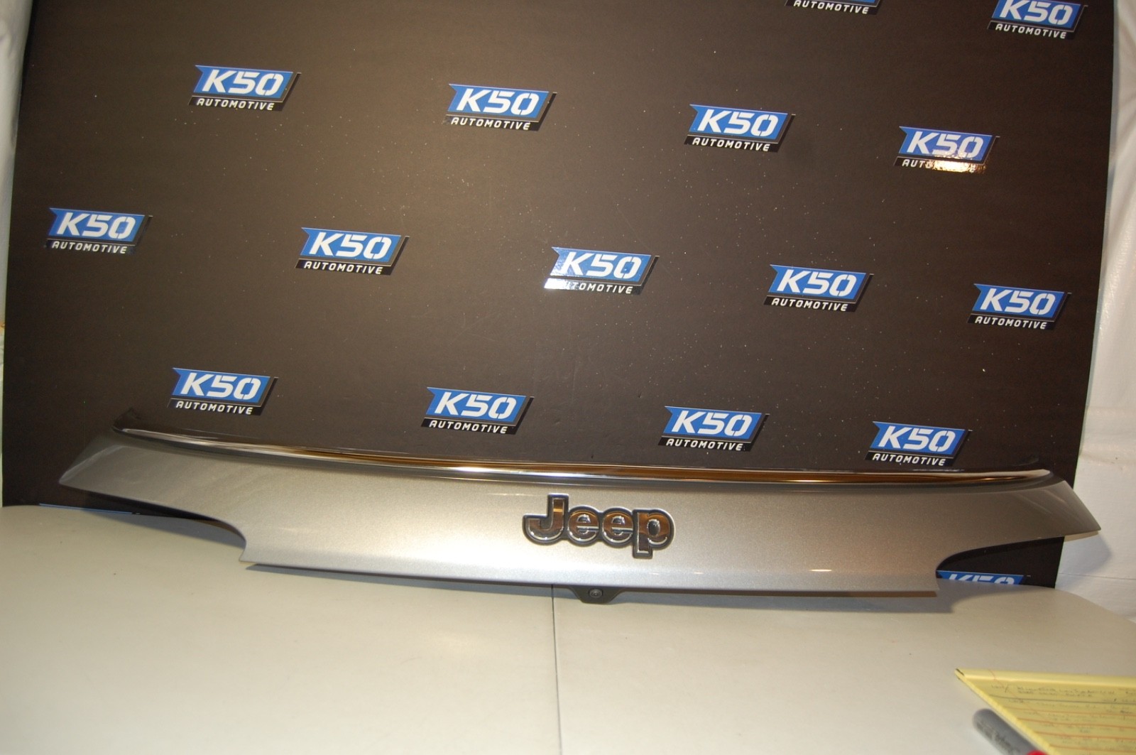 2024 Jeep Compass Gate Molding w/Camera OEM Silver 2024 Jeep Compass Gate Molding w/Camera OEM Silver