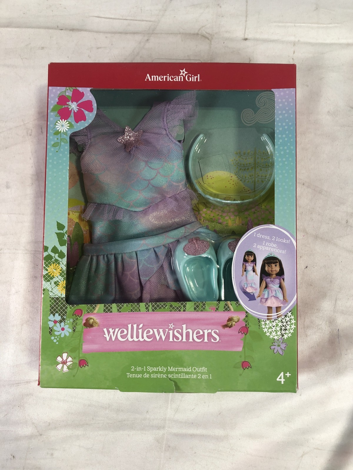 American Girl WellieWishers 2-in-1 Sparkly Mermaid Outfit 