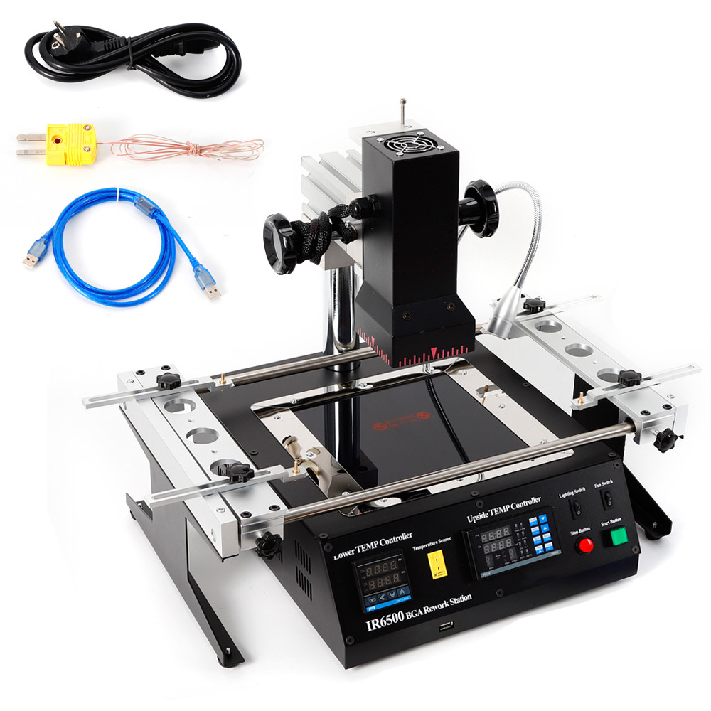 110V IR6500 Rework Station Infrared BGA Reballing Tool Soldering Welding Machine