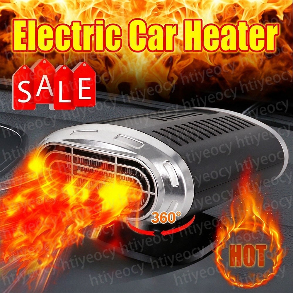 2000W Portable Heater Heating Cooling Fan Defroster Demister Car Truck SUV 12V