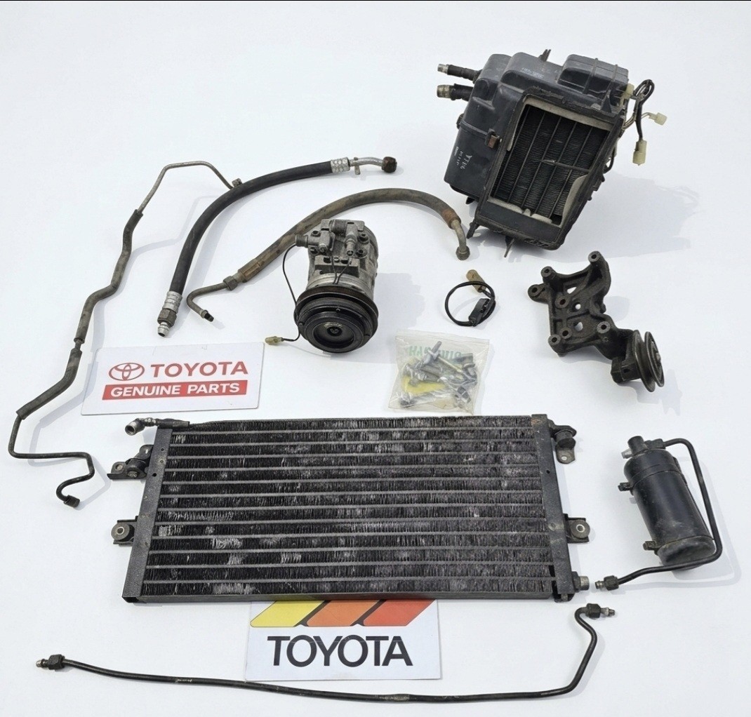 ❄️84-88 Toyota Pickup 4runner AC KIT 22R RE USED OEM Compressor Evaporator ☃️