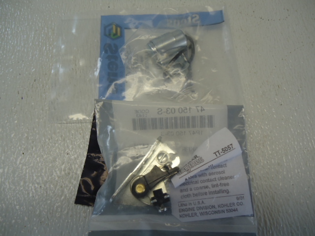 OEM Kohler Points 4715003S and Condenser Kohler k241 k301 k321 k341 OEM Kohler Points 4715003S and Condenser Kohler k241 k301 k321 k341