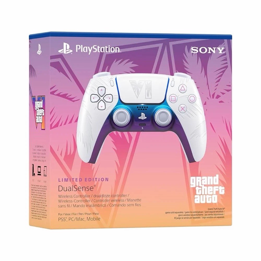 GTA 6 VI Limited Edition DualSense PS5 Controller White - CONFIRMED PRESALE