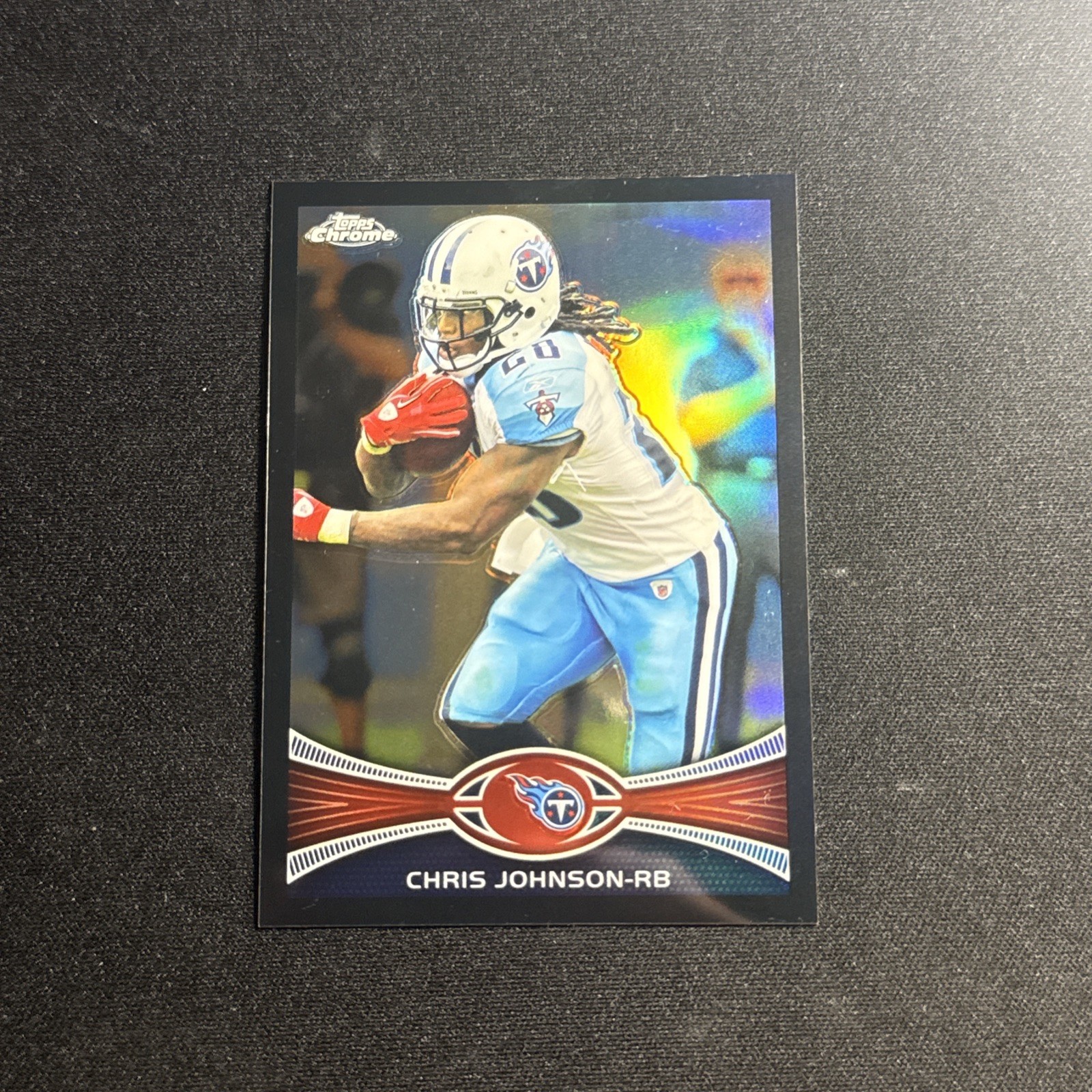 2012 Topps Chrome - Chris Johnson #44 Black Refractor /299