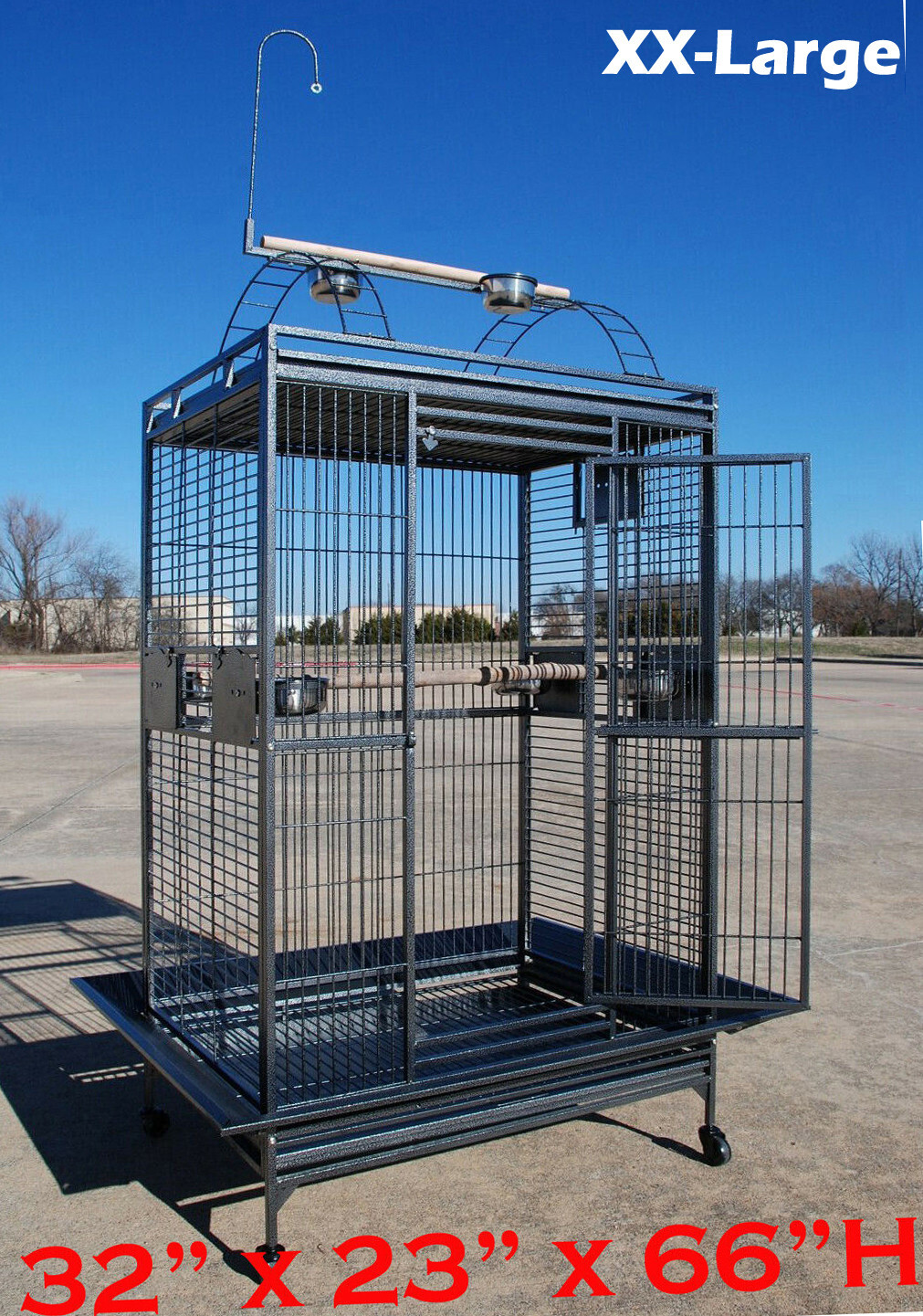 XX-LARGE Parrot Bird Cage For Macaw Cockatoo African Grey Amazon 32\