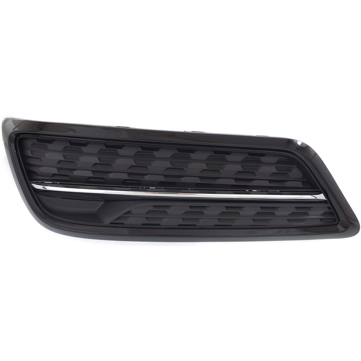 Fog Light Cover For 2014-2016 Acura MDX Front Left Black and Chrome 71107TZ5A01