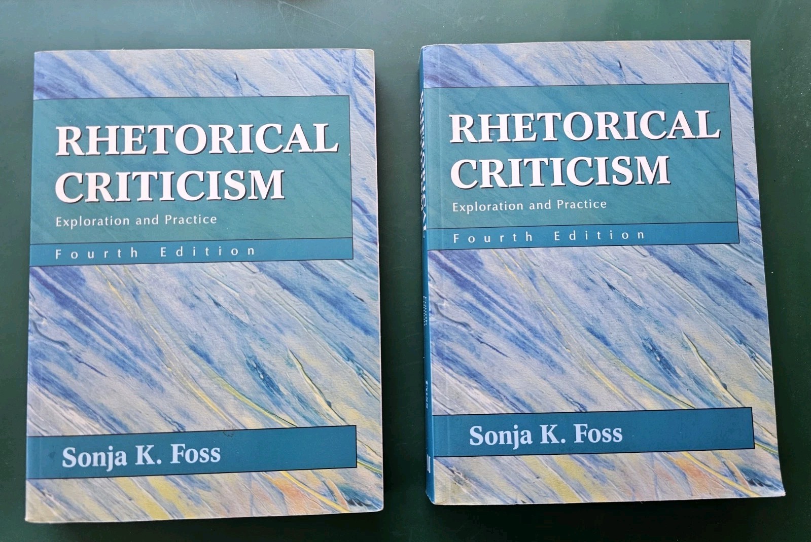 Lot of 2 Rhetorical Criticism Exploration and Practice Sonja K. Foss 4th Edition