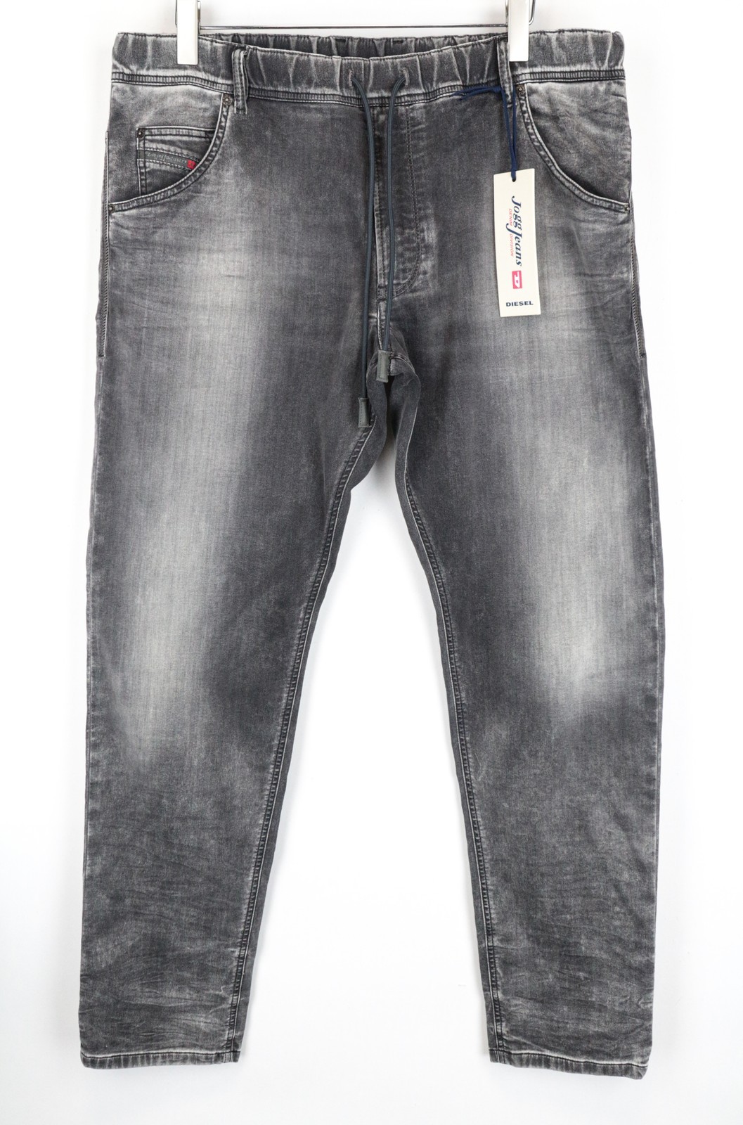 DIESEL Krooley-NE 0855B Men Jeans W38 Jogg Sweat Melange Slim Carrot Classic * DIESEL Krooley-NE 0855B Men Jeans W38 Jogg Sweat Melange Slim Carrot Classic *