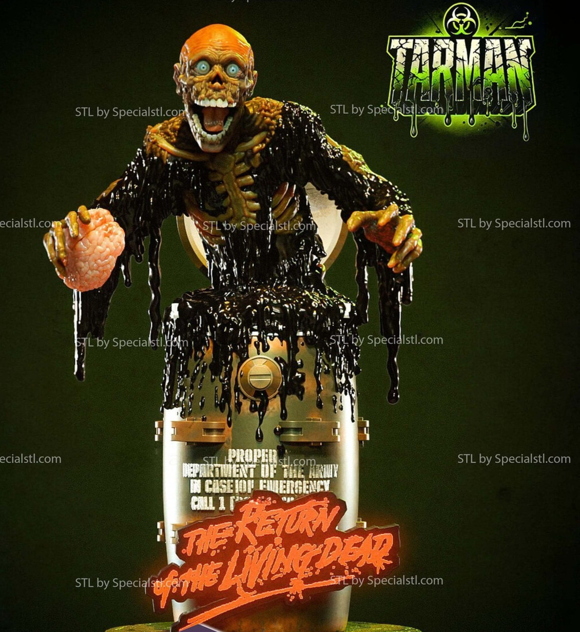 Tarman-Return of the Living Dead 8-inch-tall model kit unassembled unpainted