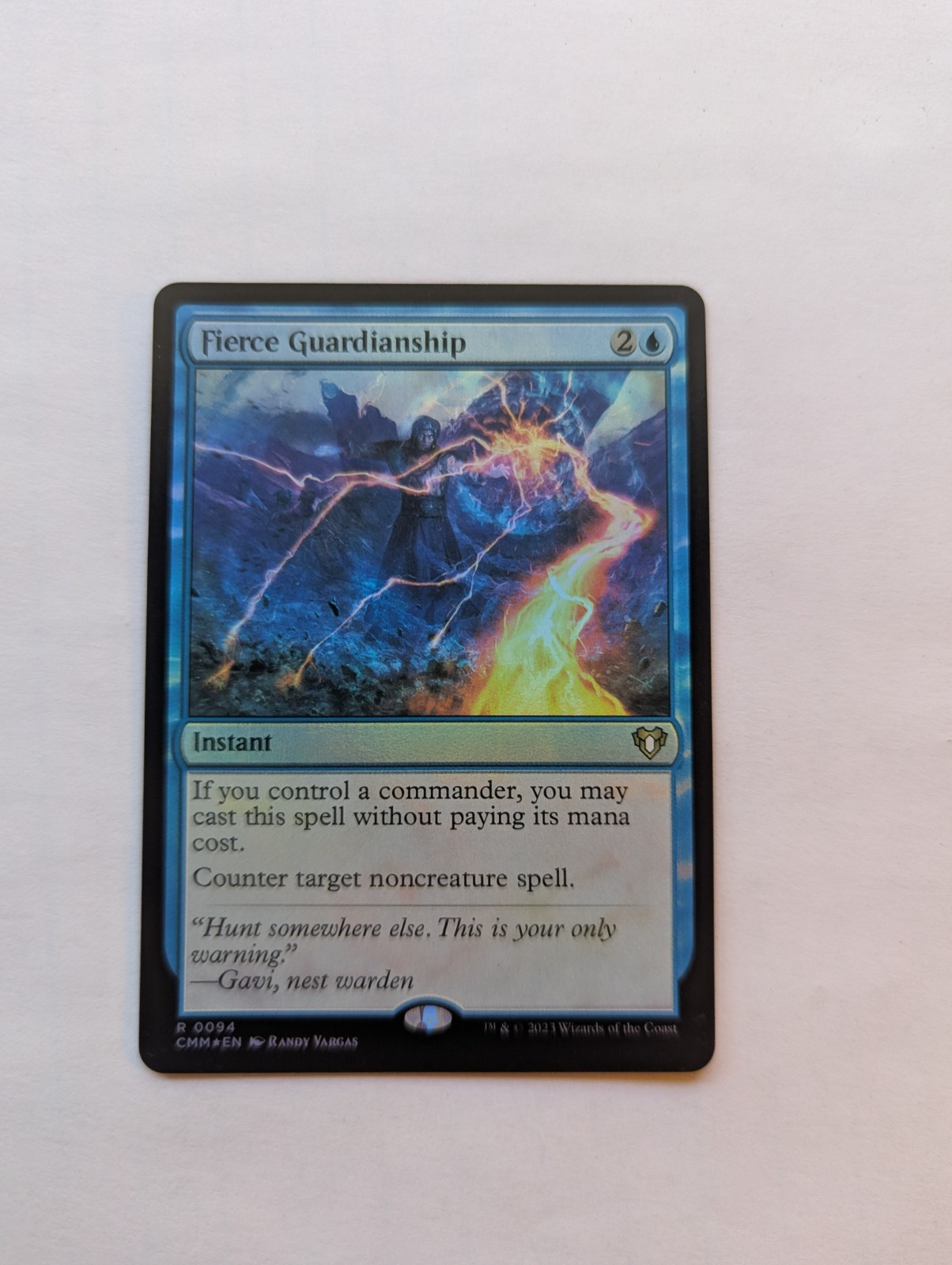 Fierce Guardianship Commander Masters Foil