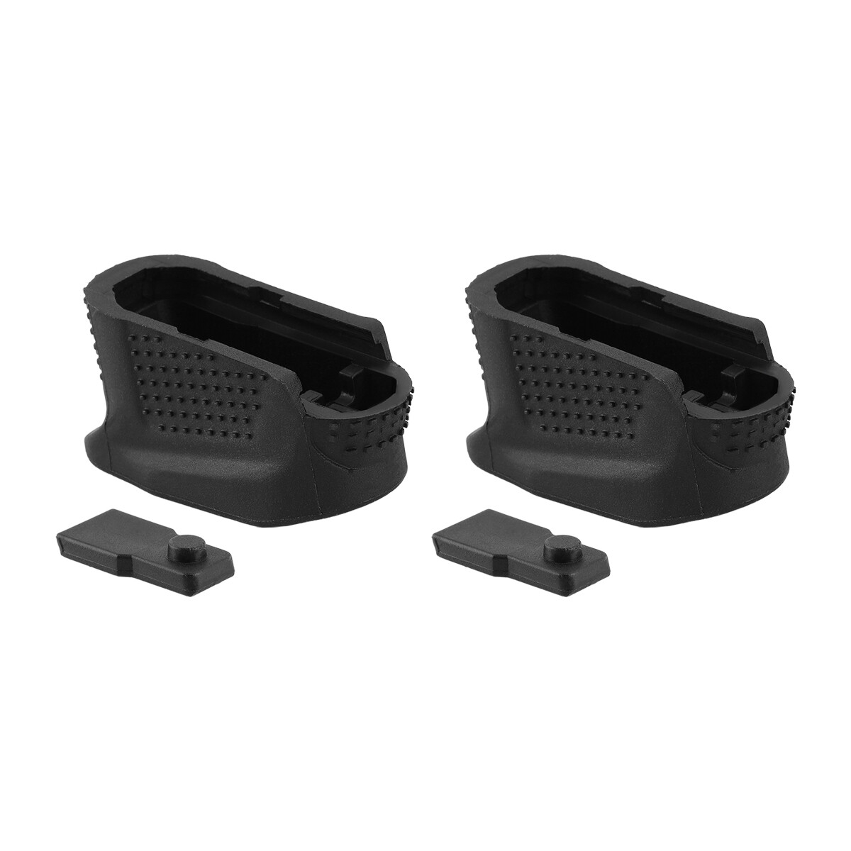 2/4Pcs Enhanced Mag azine Base Plate Extension Add +2 Rd for Glock 42