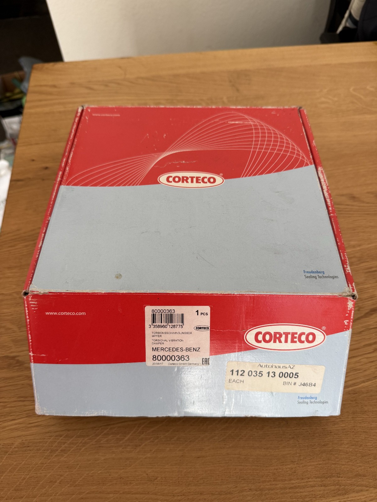 Corteco 80000363 Engine Crankshaft Pulley Click - Mercedes C Class CL CLK E G M Corteco 80000363 Engine Crankshaft Pulley Click - Mercedes C Class CL CLK E G M
