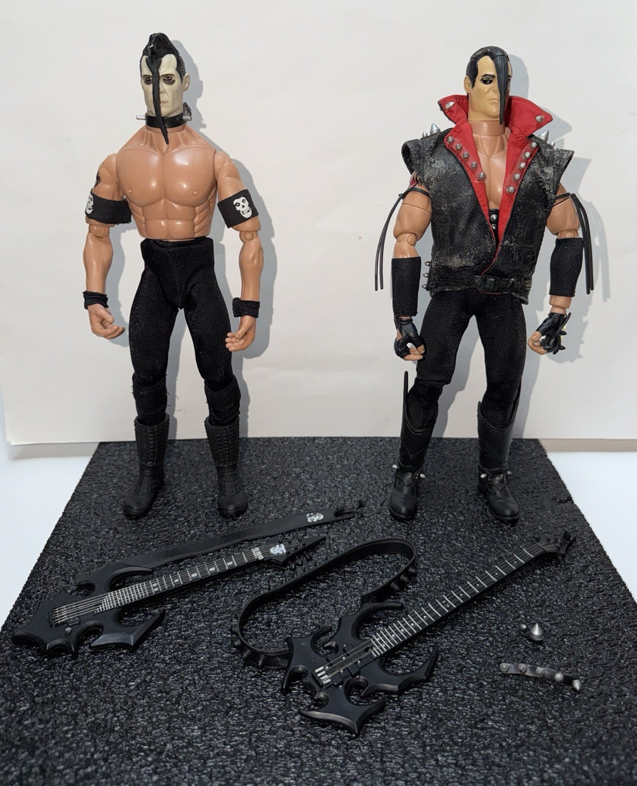 MISFITS 12” DOLLS, LOT of 2, JERRY ONLY, DOYLE, OOP, TLC, ORIGINAL 1999