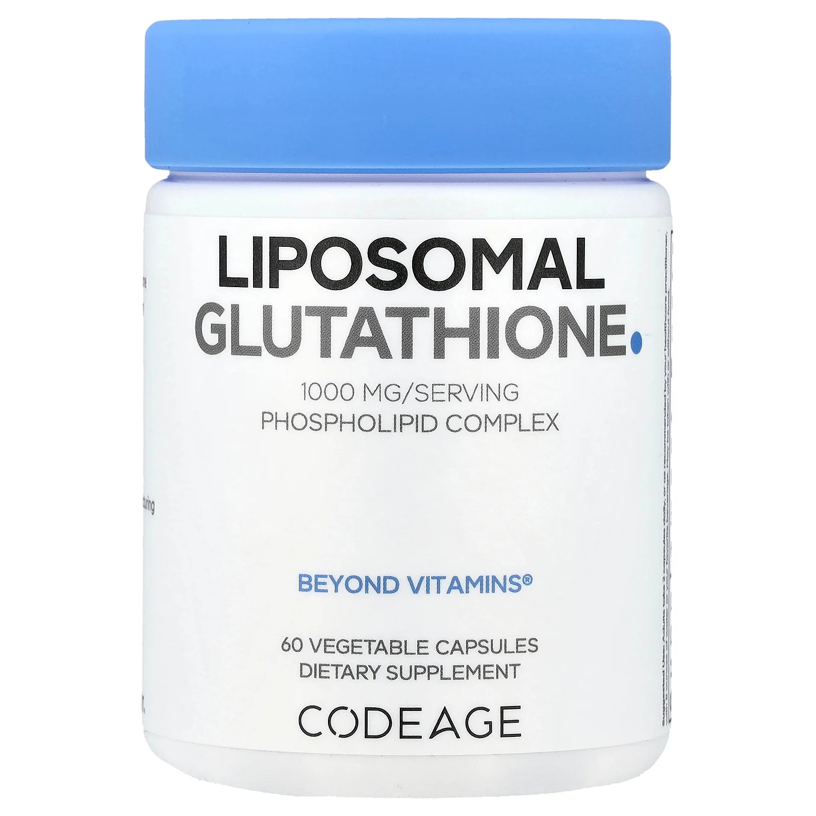 Liposomal Glutathione, 60 Vegetable Capsules (500 mg per Capsule)