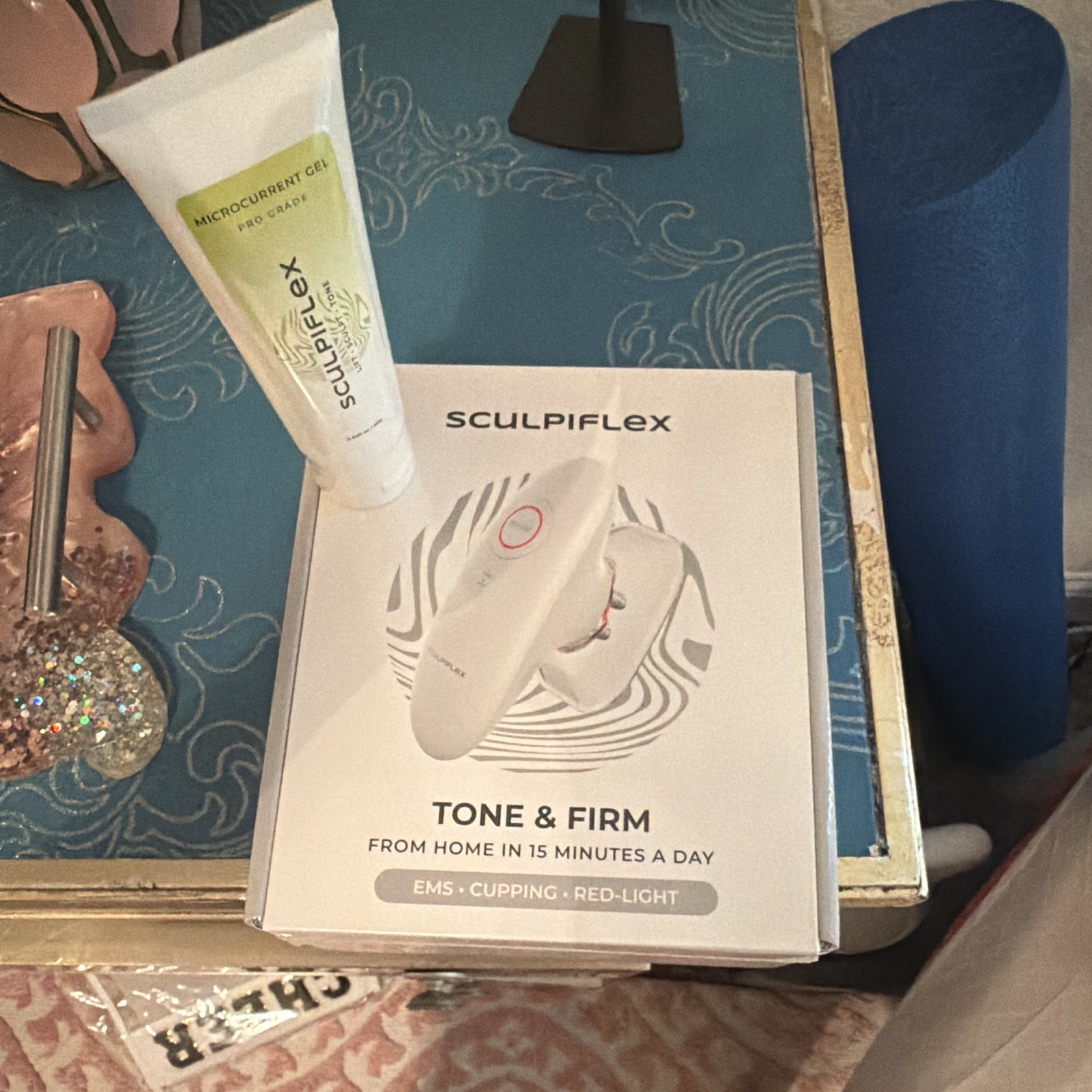 Sculpiflex Tone & Firm EMS Cupping Red Light Anti-Cellulite Body Massager Sculpiflex Tone & Firm EMS Cupping Red Light Anti-Cellulite Body Massager