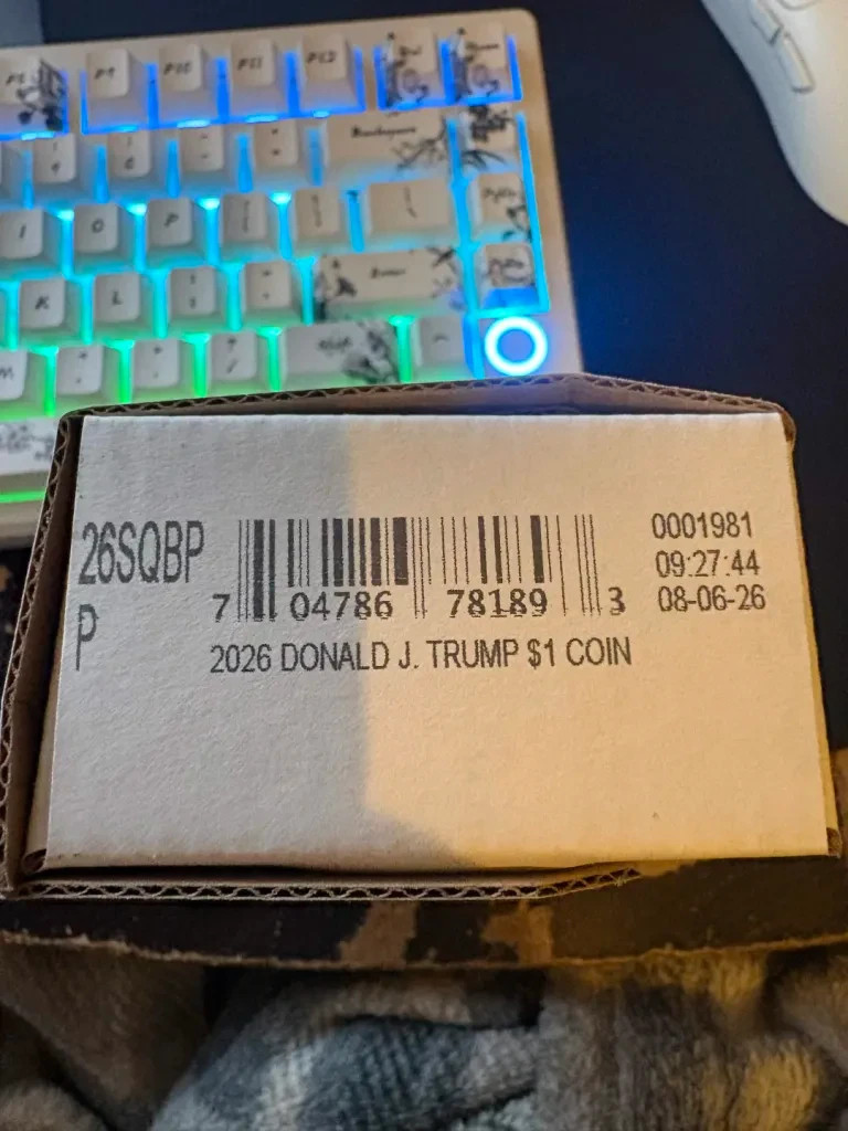 2026 Donald J. Trump Semiquincentennial $1 Coin 100 Coin Bag 26SQBP Sealed Box