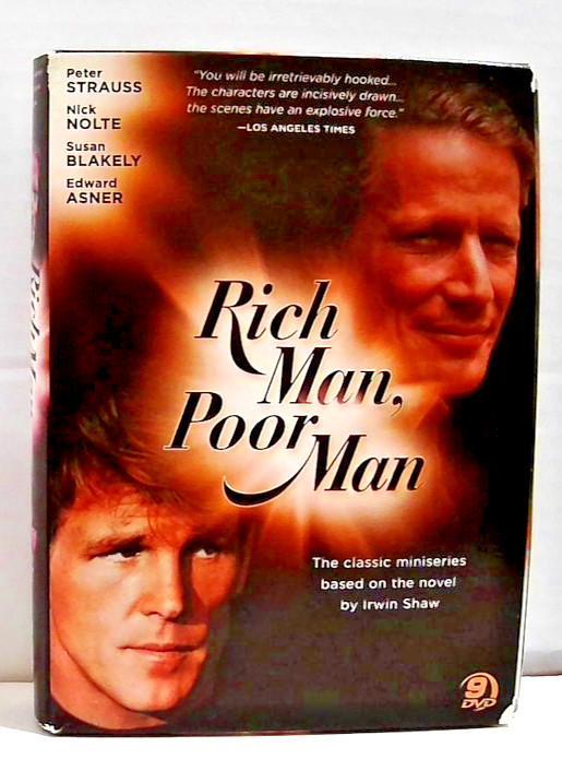 Rich Man Poor Man Complete Collection Miniseries DVD Peter Strauss Nick Nolte
