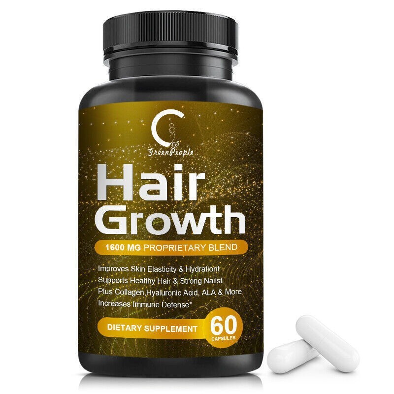1-4PCS DHT BLOCKER HERBAL HAIR FAST GROWTH PILLS PREVENT ANTI LOSS STIMULATE