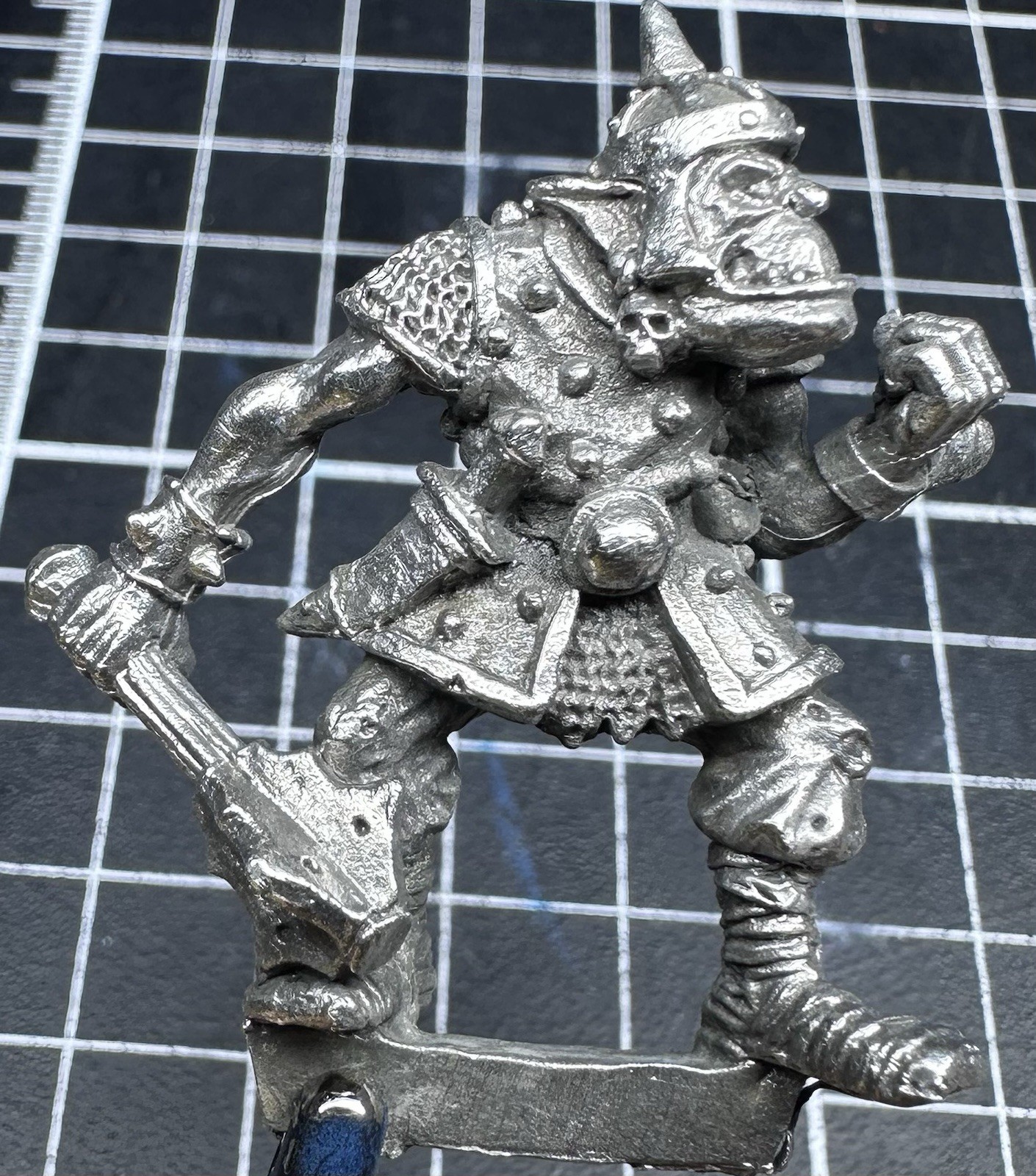 Harlequin Great Orc Warrior HM1042 Kev Adams 1996 Metal OOP Warhammer Fantasy B