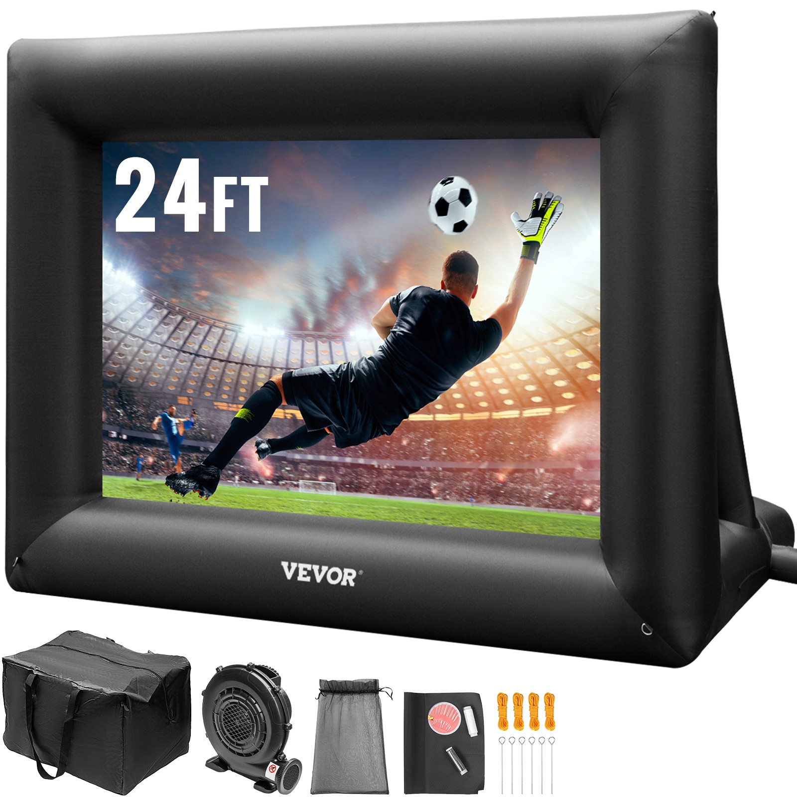 VEVOR Inflatable Movie Screen Inflatable Projector Screen 24 FT Outdoor Theater VEVOR Inflatable Movie Screen Inflatable Projector Screen 24 FT Outdoor Theater