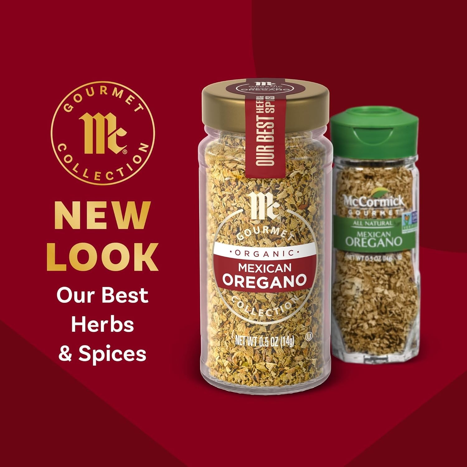 Mccormick Gourmet All Natural Mexican Oregano 0.5oz Aromatic Latin Herb Spice