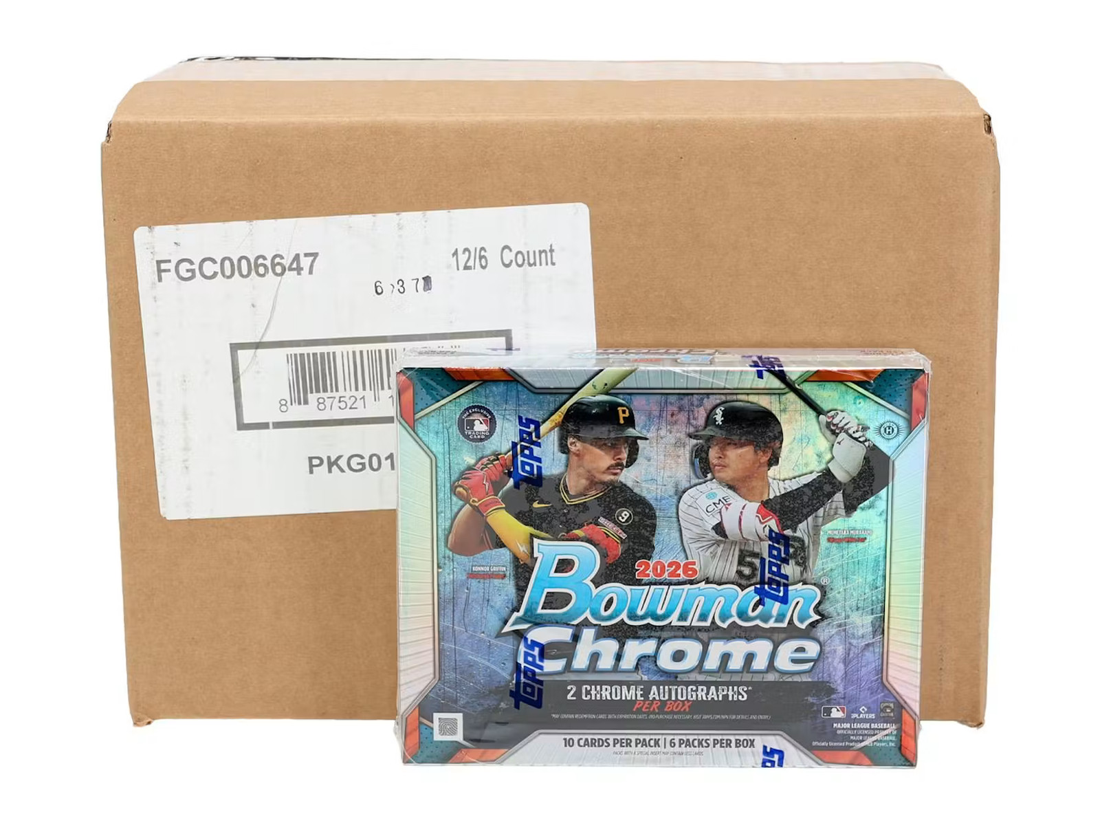 PYT #1010 - 12x 2026 Bowman Chrome Baseball Hobby Boxes (Full Case) PYT #1010 - 12x 2026 Bowman Chrome Baseball Hobby Boxes (Full Case)