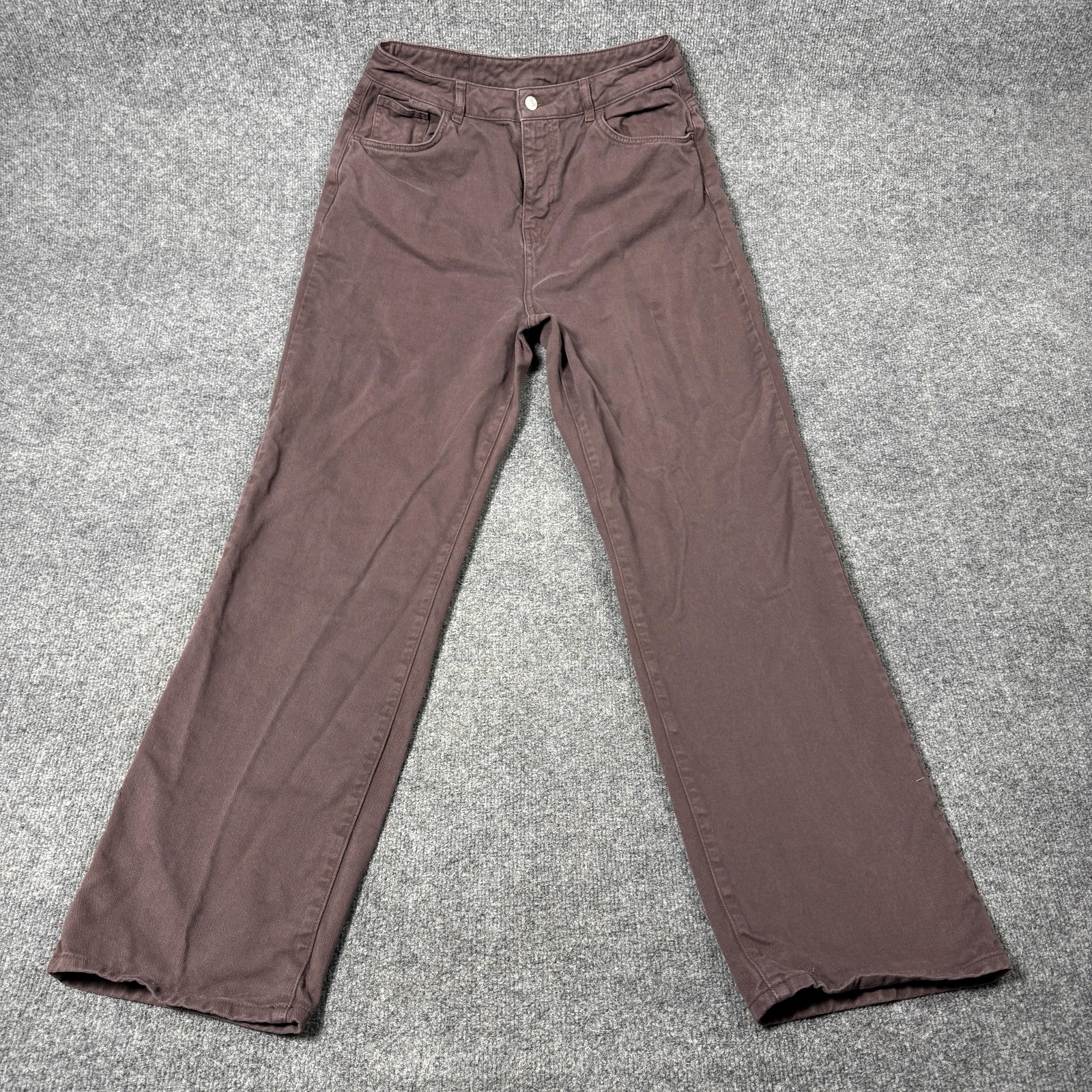 Reclaimed Vintage Jeans Mens 32x31 Brown Dark Wash Regular Straight Denim Pants