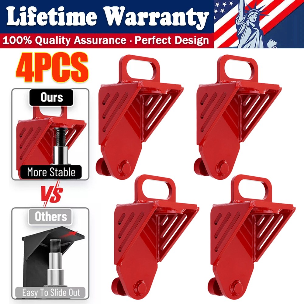 4pack Shipping Container Jack Lug Heavy Duty Jack Leveling Attachment 74000 LBS
