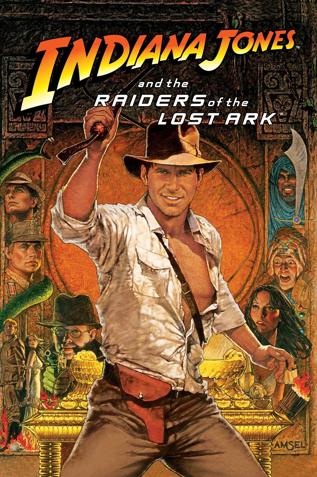 1981 Indiana Jones Raiders Of The Lost Ark Movie Poster 11X17 Harrison Ford 🍿 1981 Indiana Jones Raiders Of The Lost Ark Movie Poster 11X17 Harrison Ford 🍿