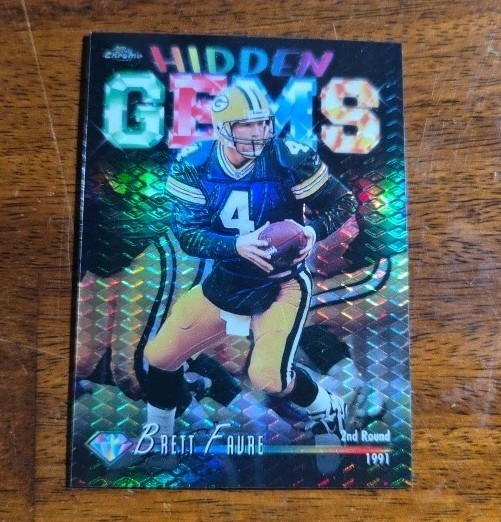 1998 Topps Chrome - Hidden Gems Brett Favre #HG6 Refractor