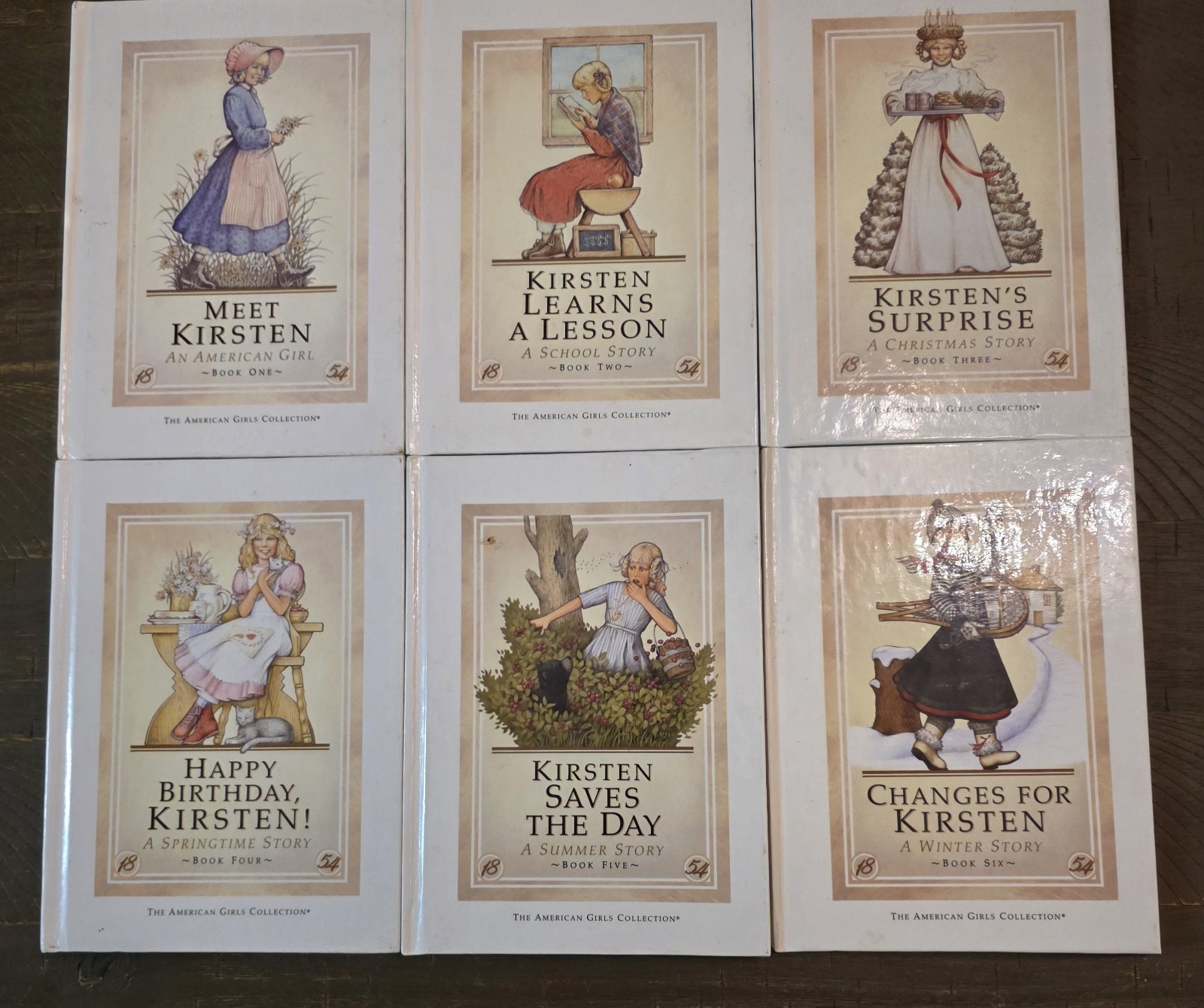 Vintage Kirsten American Girl 1-6 Book Set Pleasant Company First Edition Vintage Kirsten American Girl 1-6 Book Set Pleasant Company First Edition