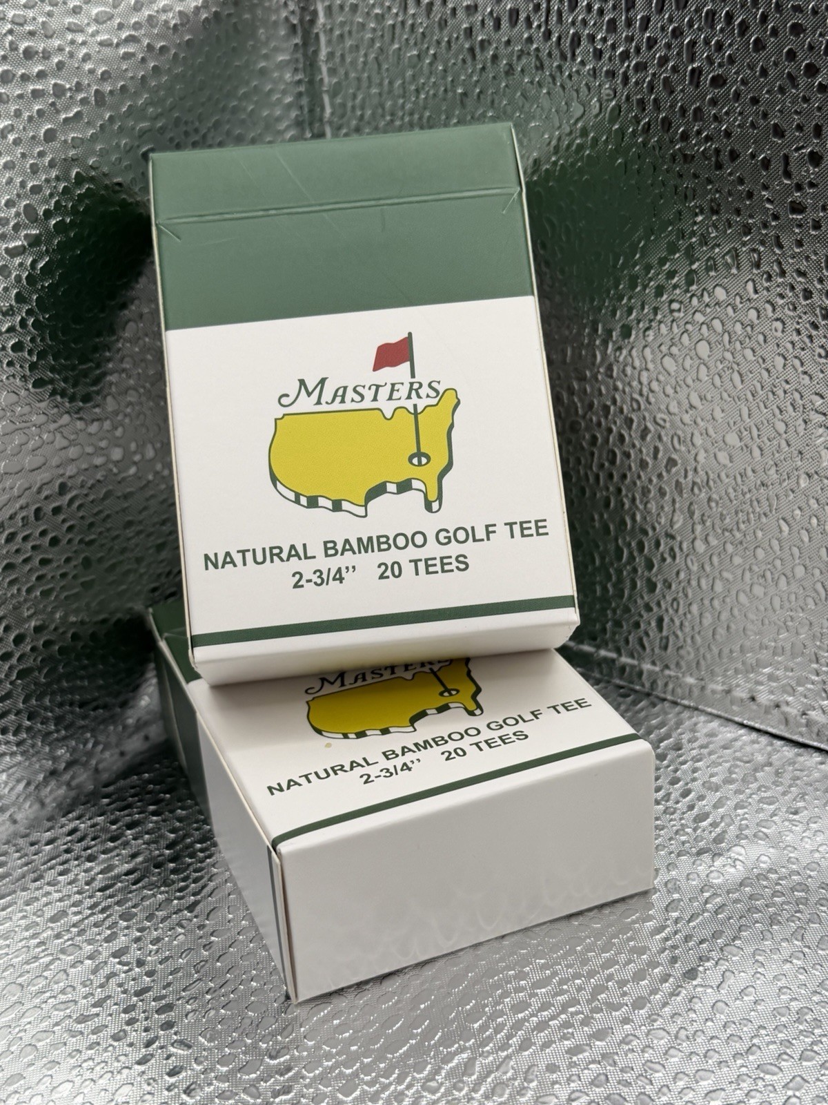 Masters Bamboo Wooden Tees In Beautiful Box 2 3/4 Inch Tees —Lot Of 5 Boxes.