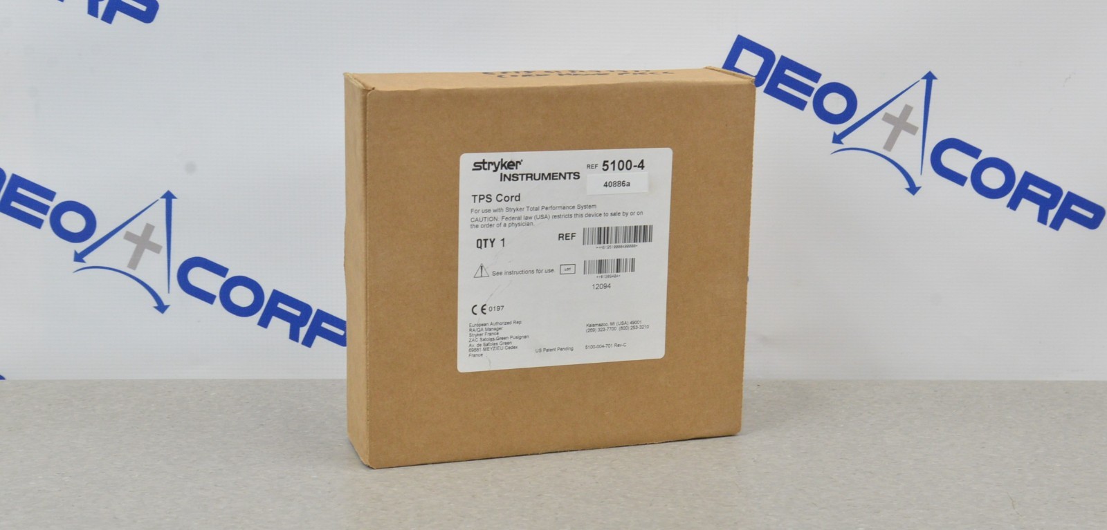 Stryker Instruments TPS Cord 5100-4