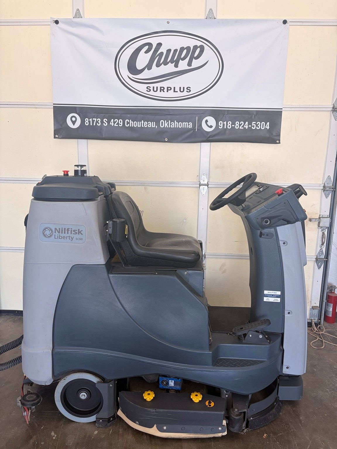 Nilfisk Liberty SC60 Autonomous Ride-On Floor Scrubber BrainOS Robotic Cleaner