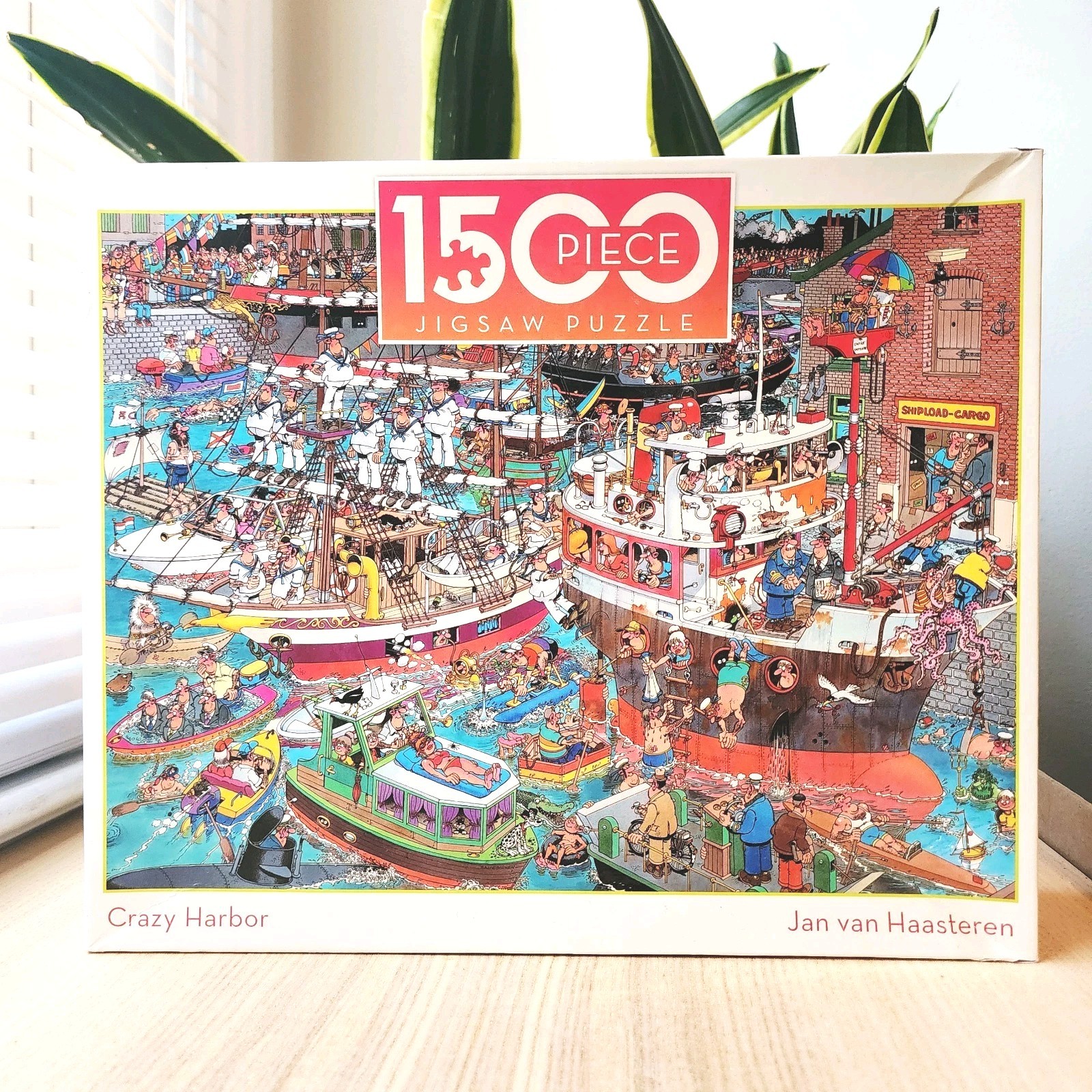 Jan Van Haasteren Crazy Harbor 1500 pc Jigsaw Puzzle Ceaco Royal Jumbo ๐บ๐ธ made Jan Van Haasteren Crazy Harbor 1500 pc Jigsaw Puzzle Ceaco Royal Jumbo ๐บ๐ธ made