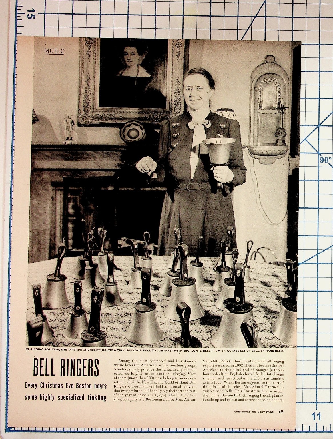 1940s Bell Ringers Magazine Article & Vintage Ads Life Magazine Ephemera