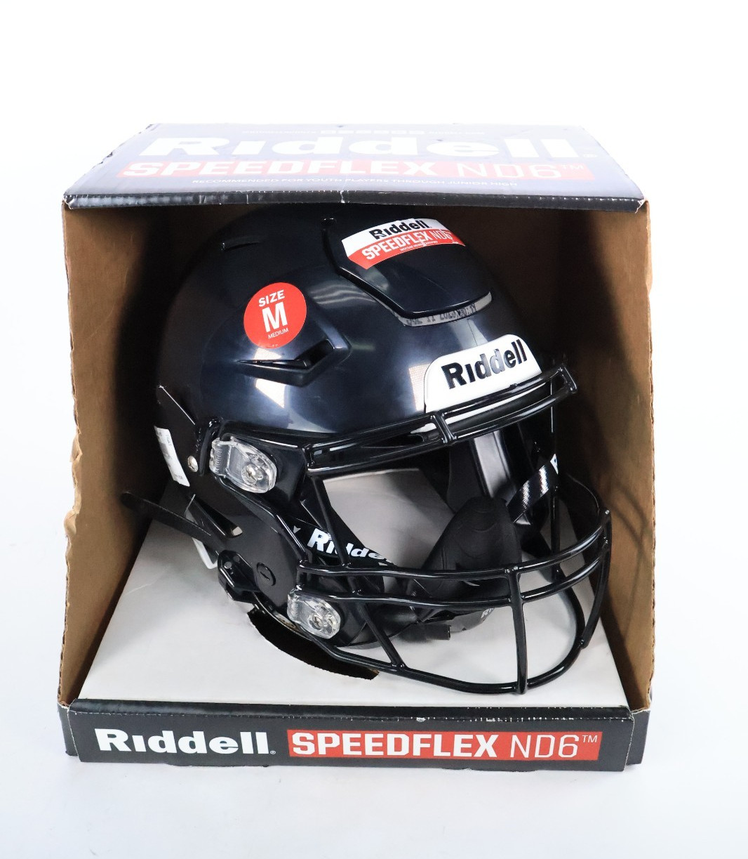Riddell SpeedFlex ND6 Black Youth Football Helmet Size Youth M 2026 Read #68 Riddell SpeedFlex ND6 Black Youth Football Helmet Size Youth M 2026 Read #68
