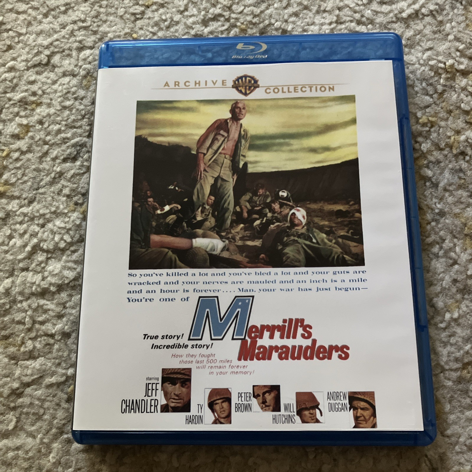 Merrill\'s Marauders (Blu-ray) 1962 Warner Brothers Archive Collection. Merrill\'s Marauders (Blu-ray) 1962 Warner Brothers Archive Collection.